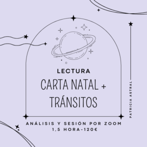 Lectura Carta Natal y tránsitos